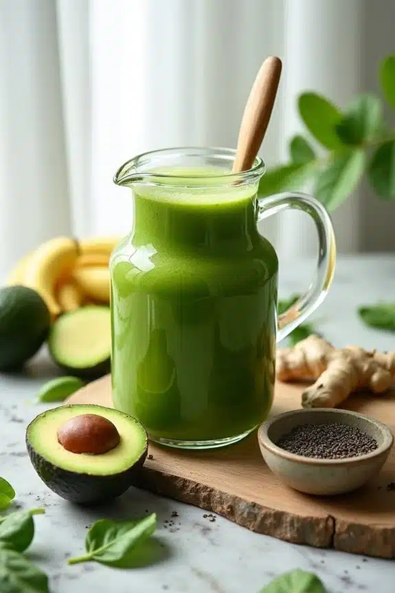 nahrhafte Smoothie-Serviertipps