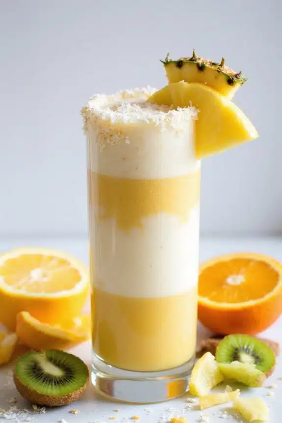 nährender tropischer Vitamin-Smoothie