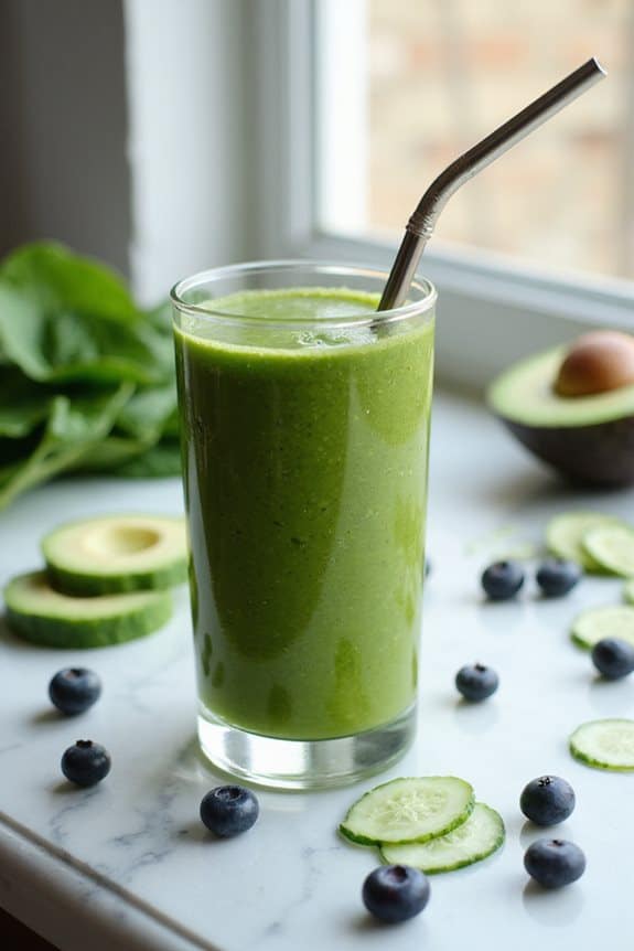 Rezept für nährstoffreiche grüne Smoothies