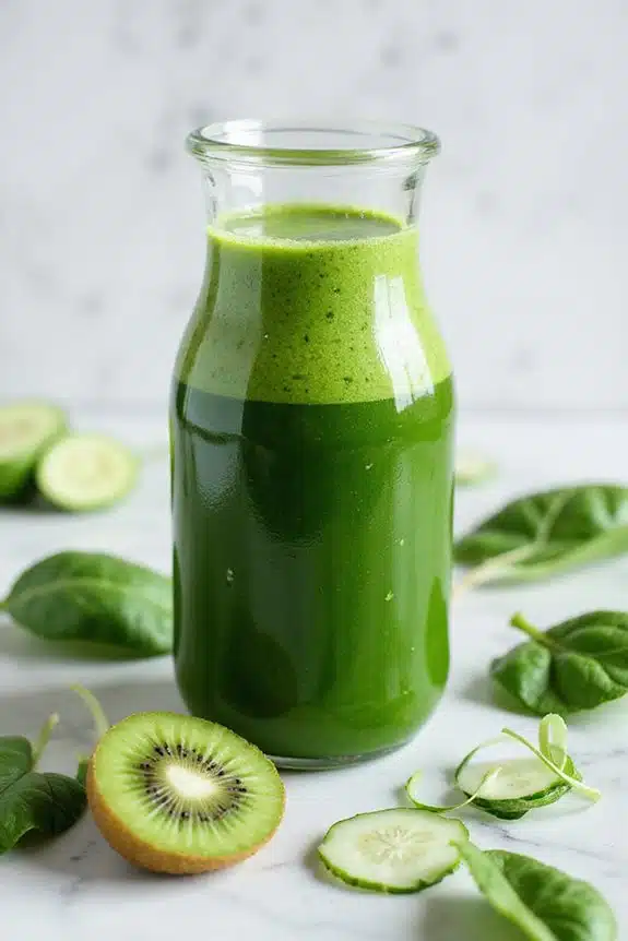 nährstoffreicher grüner Detox-Smoothie
