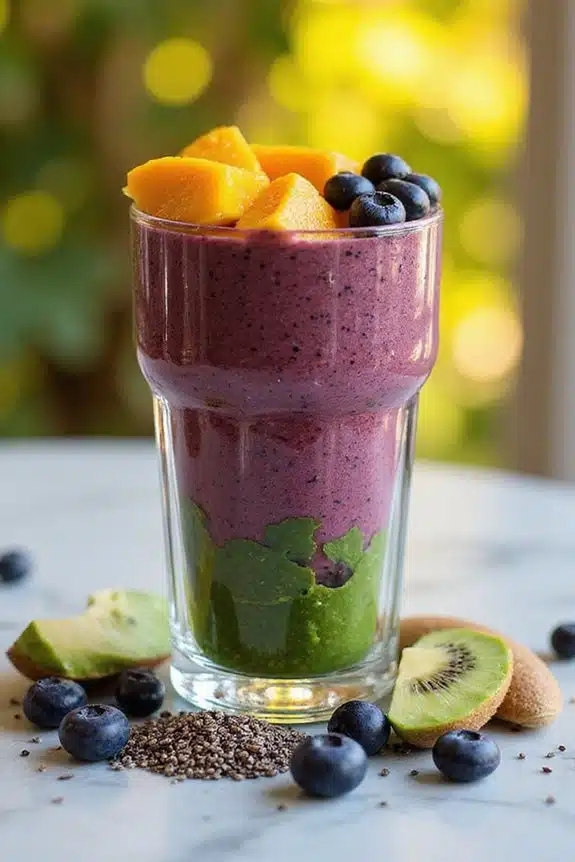 nährstoffreicher hautfördernder Smoothie