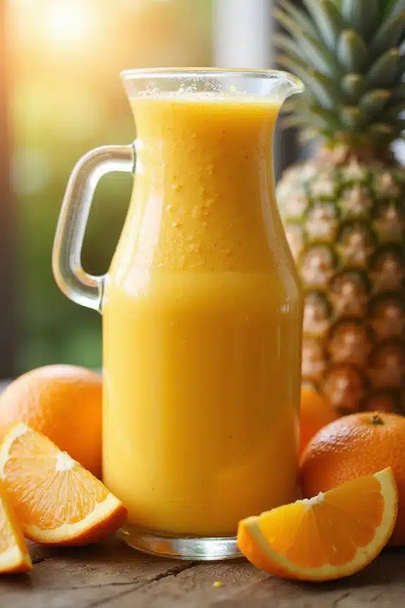 nährstoffreiche tropische Smoothie-Vorteile