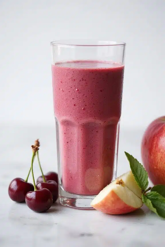 nahrhafter Kirsch-Apfel-Smoothie Vorteile