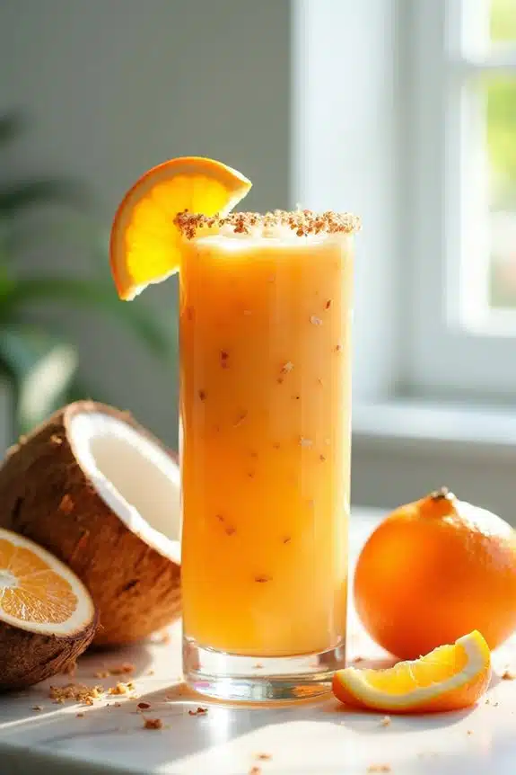 nahrhafte Orange Smoothie Vorteile