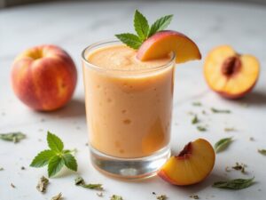 Pfirsich-Grüntee-Smoothie