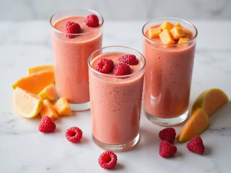 Himbeer-Papaya-Smoothie-Rezept