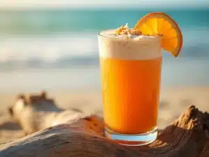 erfrischende Orangen-Kokos-Mischung