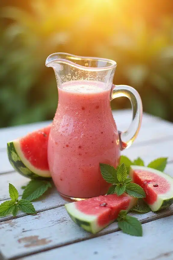 erfrischendes Wassermelonen-Smoothie-Rezept