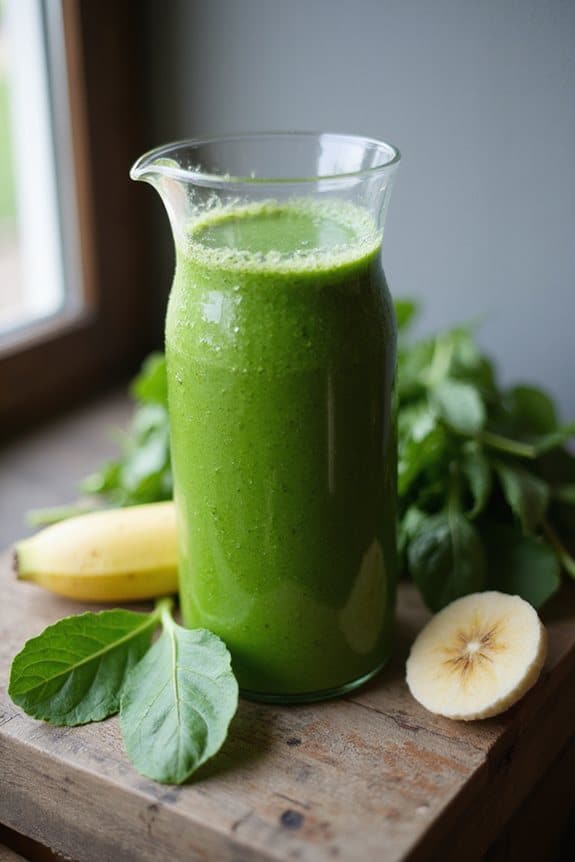 einfaches grünes Smoothie-Rezept
