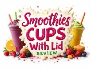Smoothie-Becher mit Deckel