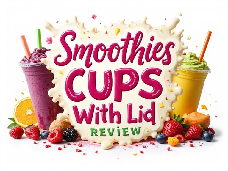 Smoothie-Becher mit Deckel