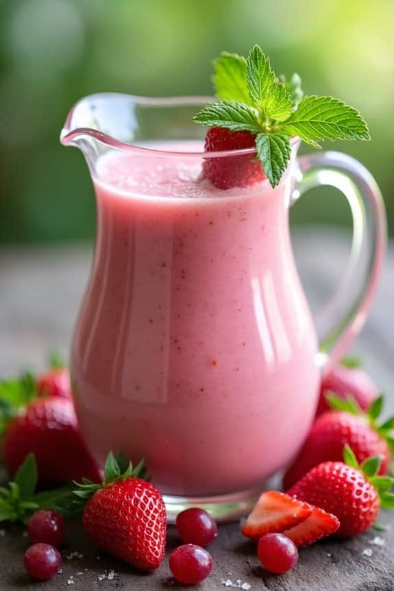 Smoothie-Garnierung Präsentationstipps