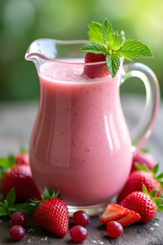 Smoothie-Garnierung Präsentationstipps