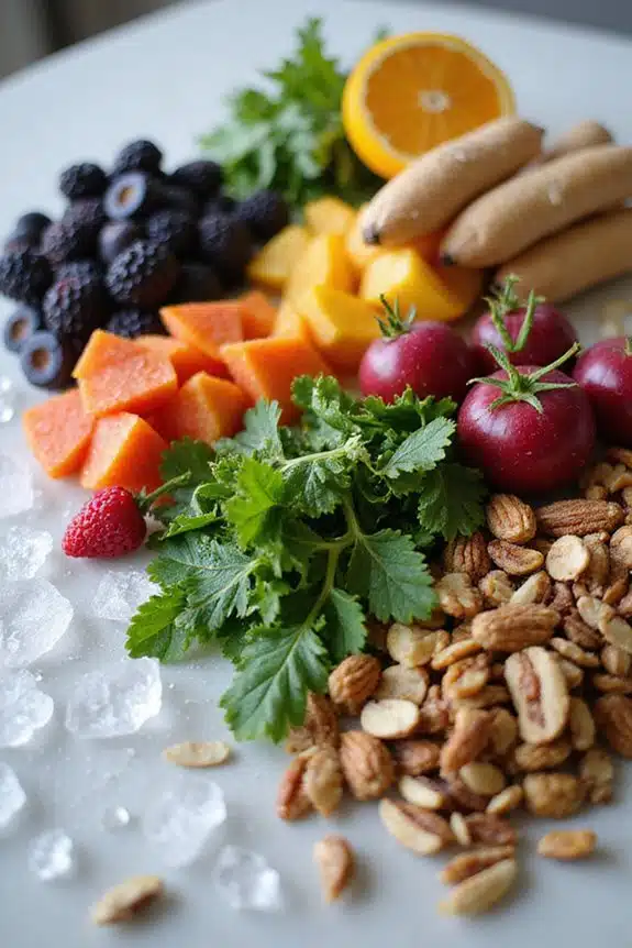 Smoothie-Zutaten-Schichtungstechniken