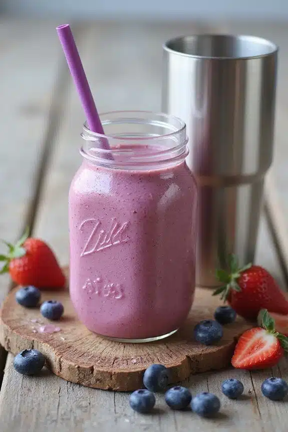 Smoothie-Transport und -Lagerung