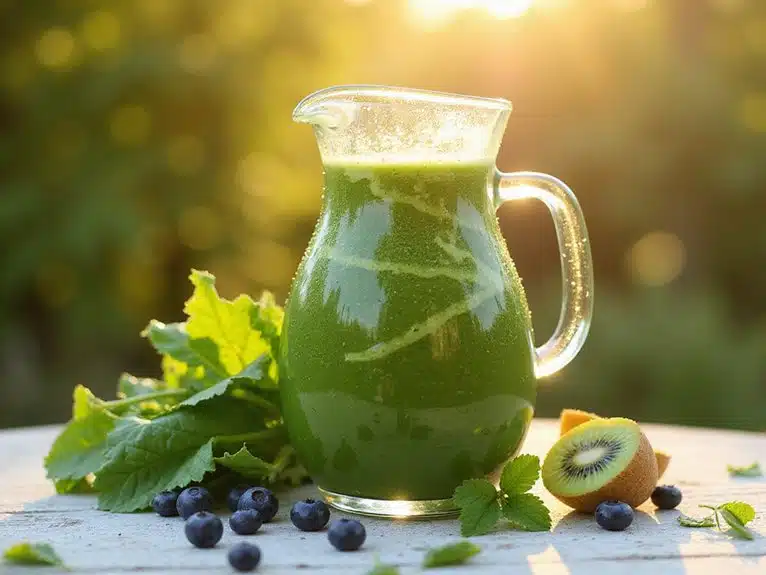 Frühling in einem Smoothie