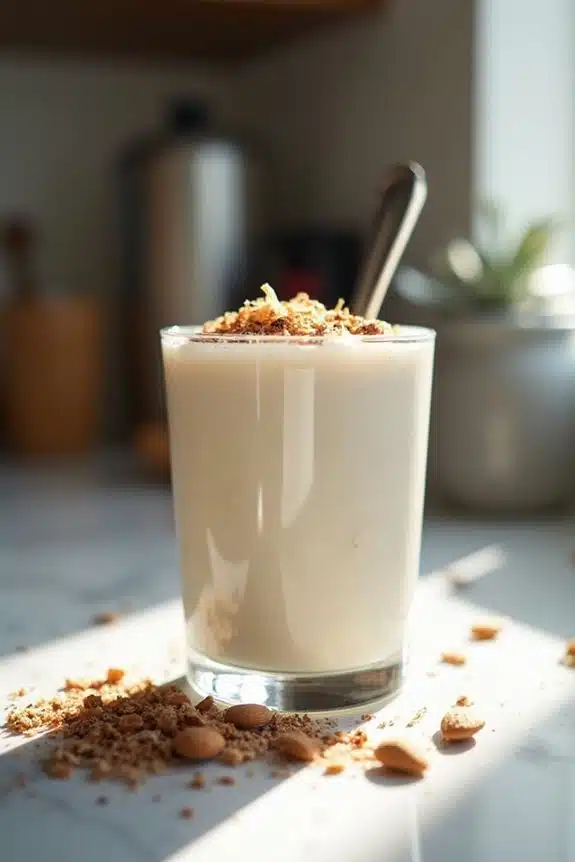 stressfreie nährende Morgen-Smoothies