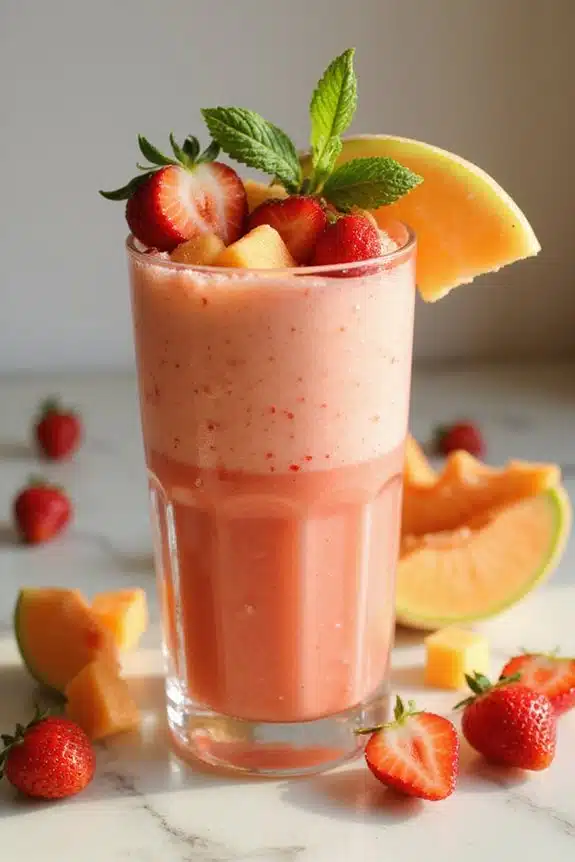 Sommer-Frucht-Smoothie-Genuss
