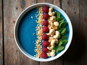 Superfood Meerjungfrauen Spirulina Bowl