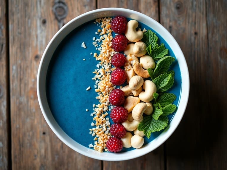 Superfood Meerjungfrauen Spirulina Bowl