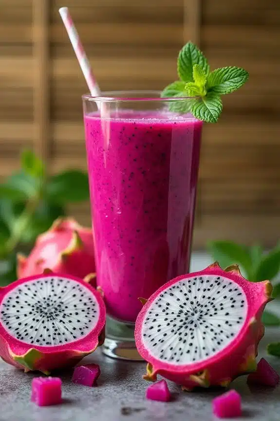 tropische Drachenfrucht-Mischung