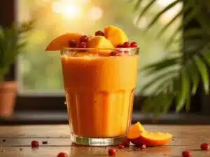 tropischer Frucht-Frühstücks-Smoothie