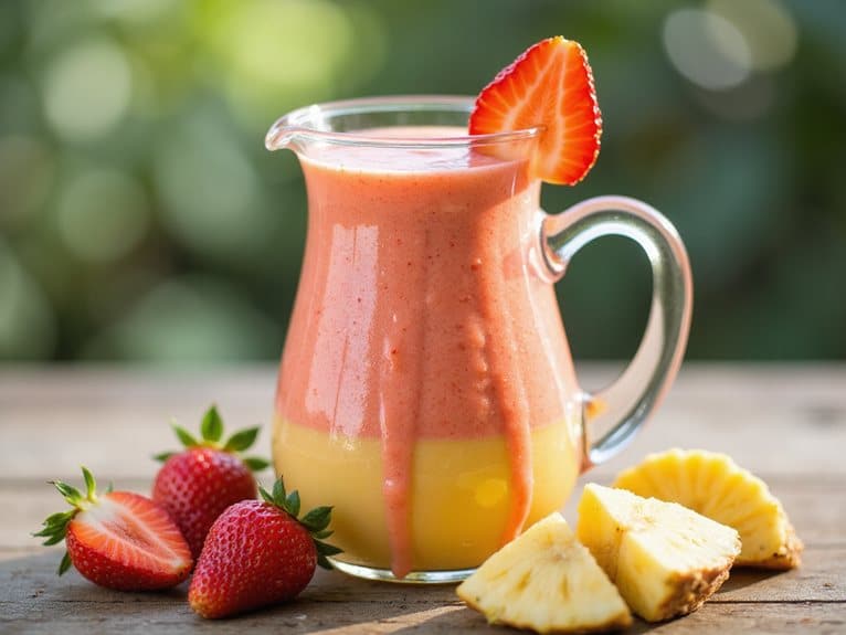 tropische Frucht-Smoothie-Mischung