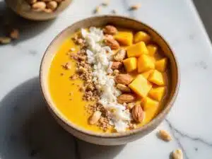 tropische Frucht-Smoothie-Bowl