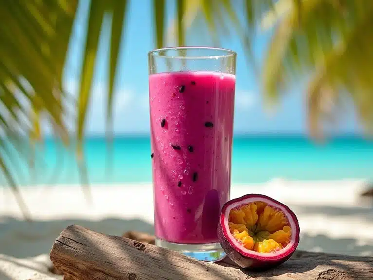 Rezept für tropischen Früchte-Smoothie