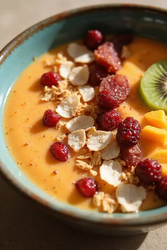 tropische Fusion-Smoothie-Bowl