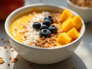 tropische Mango-Kokos-Schale