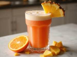 tropischer Ananas-Orangen-Smoothie