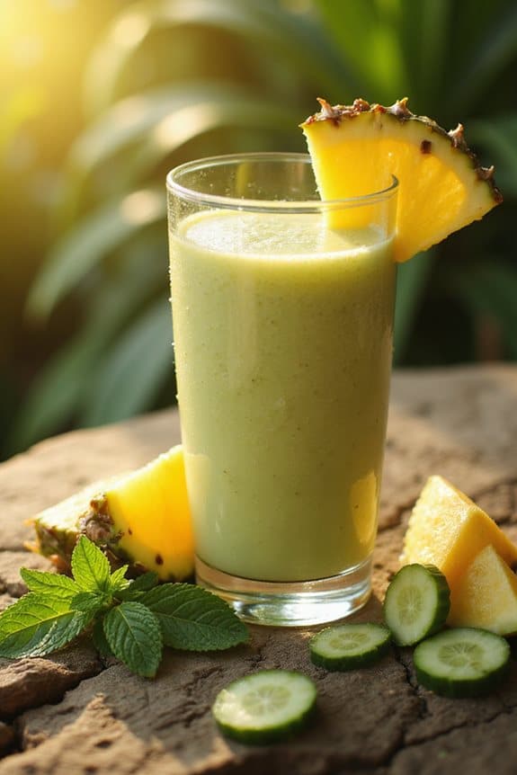 tropisches erfrischendes Smoothie-Rezept