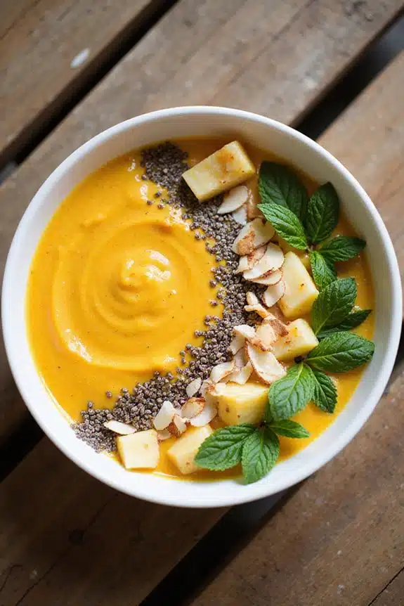 tropische Smoothie-Bowl-Kunst