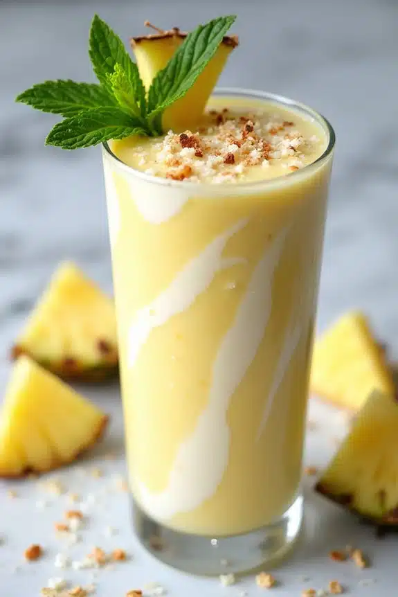 Tipps für die Präsentation von tropischen Smoothies