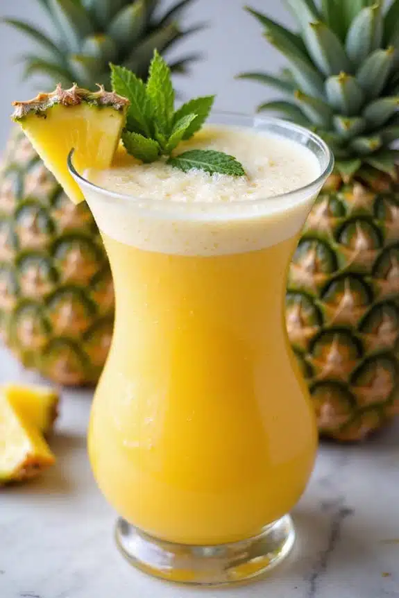 Tipps zum Servieren von tropischen Smoothies