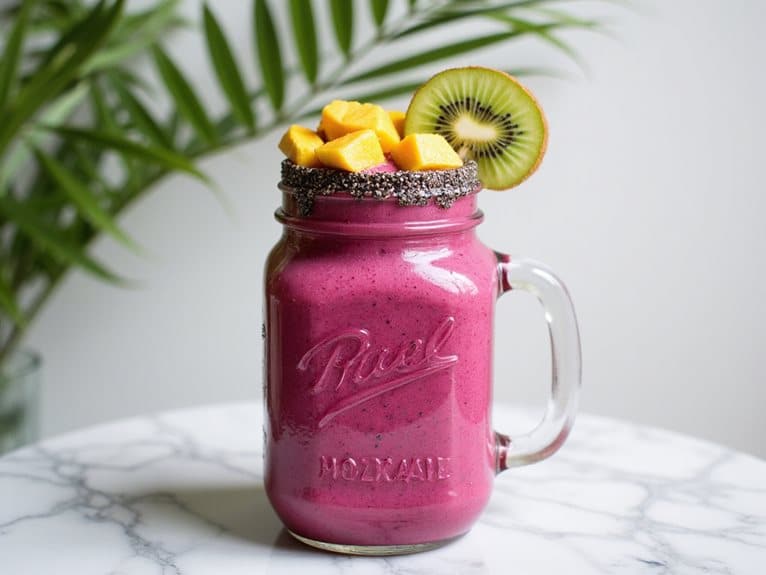 tropischer Smoothie mit Chia