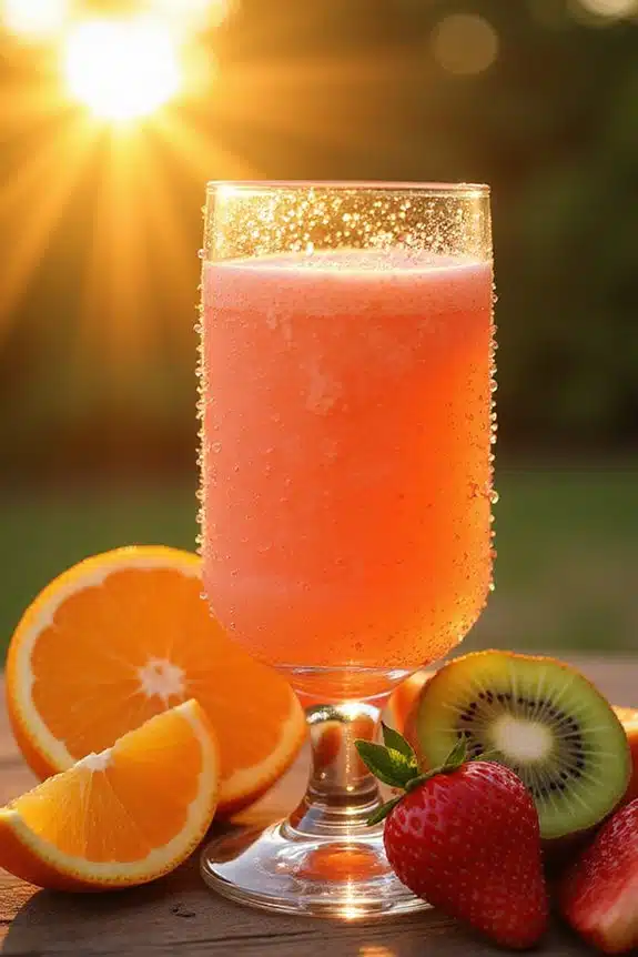 tropischer Sonnenaufgangs-Smoothie Vorteile