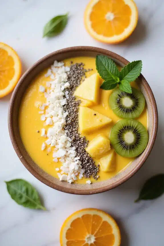 Vitamin-C-reiche Ananas-Bowls